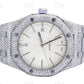Hip Hop Style VVS Moissanite Audemars Piguet Royal Oak Watch customdiamjewel