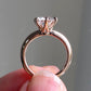 Tulip Set Lab Grown Diamond Solitaire Ring