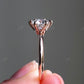 Tulip Set Lab Grown Diamond Solitaire Ring