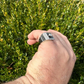 Men's Moissanite & Onyx Square Solitaire Signet Ring  customdiamjewel   