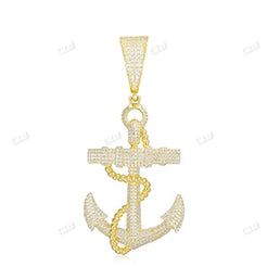 925 Sterling Silver Custom Hip Hop Diamond Pendant customdiamjewel