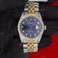 Yellow White Blue Dial Date just Fully Iced Out Moissanite Stainless Steel Watch hip hop jewelry customdiamjewel