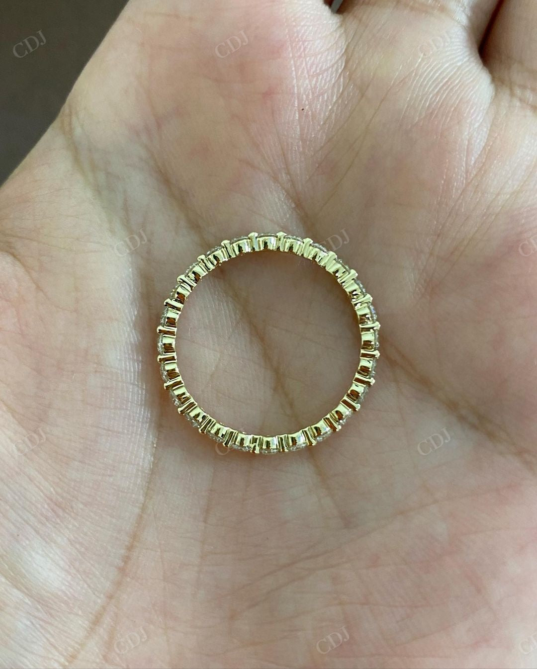 Minimalist Lab Grown Diamond Bridal Band
