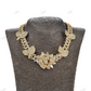 Full Iced Out Rose And Flower Design Diamond Yellow Gold Hip Hop Chain hip hop jewelry CustomDiamJewel