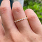 Minimalist Lab Grown Diamond Bridal Band