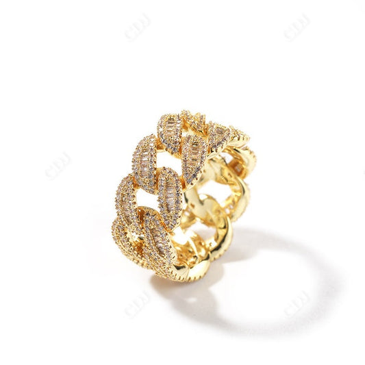Hip Hop Moissanite Diamond Ring  CustomDiamJewel   