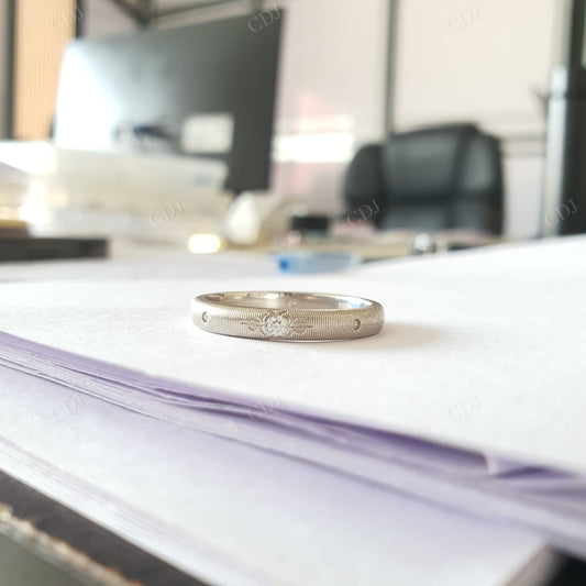 Antique Lab Grown Diamond Matching Band