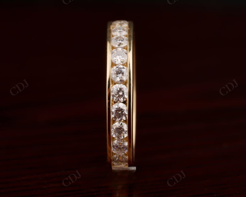 Channel Set 1.68CTW Lab grown diamond wedding band  customdiamjewel   