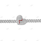 Iced Out Diamond Heart and Arrow BrokenHeart Chain hip hop jewelry CustomDiamJewel