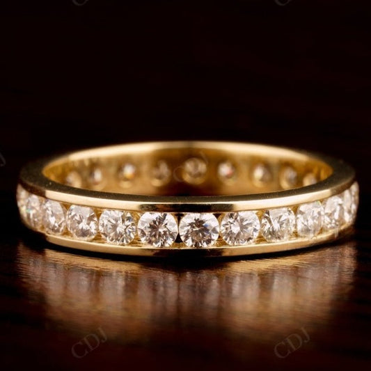 Channel Set 1.68CTW Lab grown diamond wedding band  customdiamjewel   