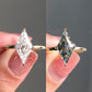Lab Grown Diamond Lozenge Cut Engagement Ring