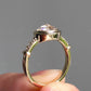 East West Oval Lab Grown Diamond Bezel Ring