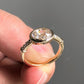 East West Oval Lab Grown Diamond Bezel Ring