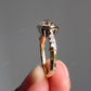 East West Oval Lab Grown Diamond Bezel Ring