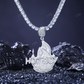 925 Sterling Silver Custom Hip Hop Moissanite Diamond Pendant customdiamjewel