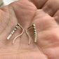 Antique Round Lab Grown Diamond Earrings