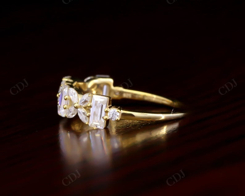 Half Eternity 1.36CTW Baguette lab Grown diamond Wedding Band  customdiamjewel   