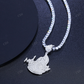 925 Sterling Silver Custom Hip Hop Moissanite Diamond Pendant customdiamjewel