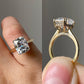 Elongated Cushion Cut Lab Grown Diamond Ring
