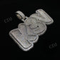 Customized Sterling Silver Moissanite K3V Pendant hip hop jewelry customdiamjewel   