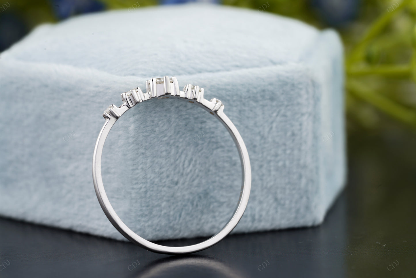 Lab-Grown Diamond Round Cluster Ring