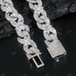 18MM Flower Infinity Link Diamond Cuban Chain hip hop jewelry CustomDiamJewel