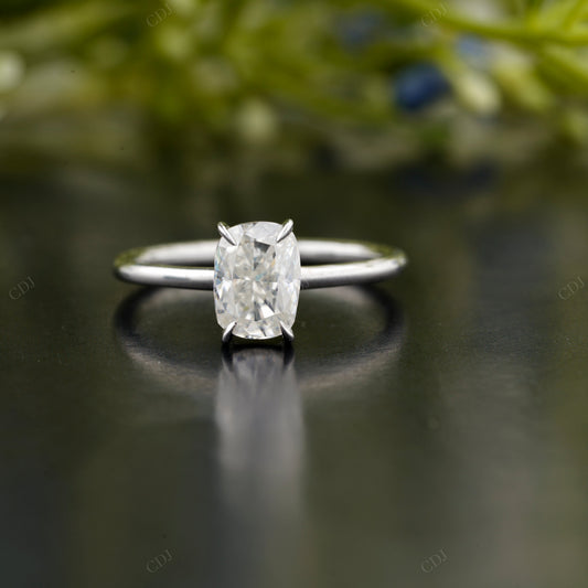 Elongated Cushion Lab Grown Diamond Ring customdiamjewel