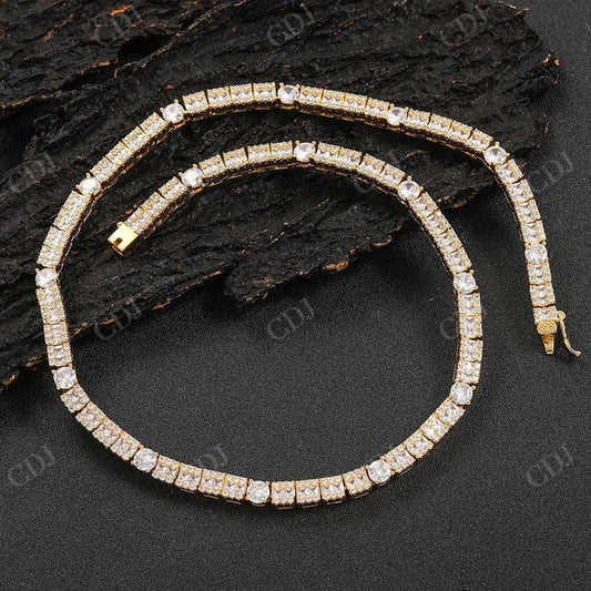 Hip Hop Diamond Custom Tennis Necklace  CustomDiamJewel   