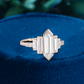 Hexagon And Baguette Lab Grown Diamond Ring