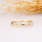 0.14CTW Round Diamond Twisted Wedding Band  customdiamjewel   