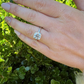 Real 1-3ct Real Moissanite Engagement Promise Ring  customdiamjewel   
