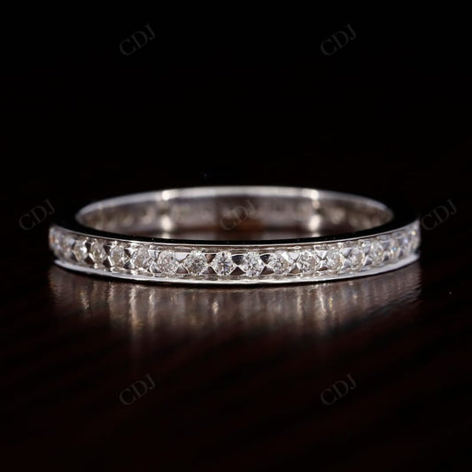 Full Eternity 0.4CTW Lab grown Diamond Wedding Band  customdiamjewel   