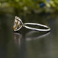 Champagne Oval Moissanite Diamond Ring