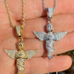 Angel Hip Hop Pendant Iced Diamond Gold Pendant  customdiamjewel   