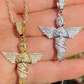 Angel Hip Hop Pendant Iced Diamond Gold Pendant  customdiamjewel   