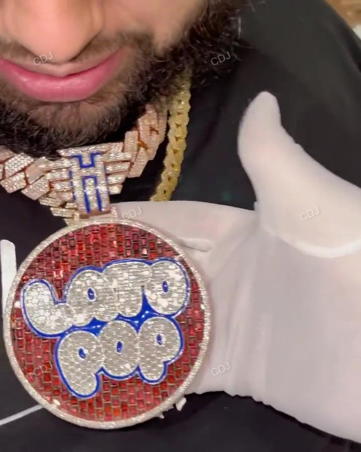 Hip Hop Custom Sterling Silver LATO POP Pendant hip hop jewelry CustomDiamJewel   