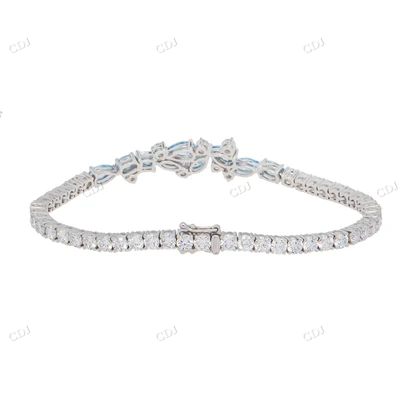 Latest Design Moissanite Diamond Tennis Bracelet hip hop jewelry CustomDiamJewel