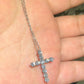 Handmade Lab Grown Diamond Cross Pendant customdiamjewel