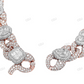 Two Tone Pave Setting Infinity Link Bracelet hip hop jewelry customdiamjewel
