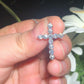 Handmade Lab Grown Diamond Cross Pendant customdiamjewel