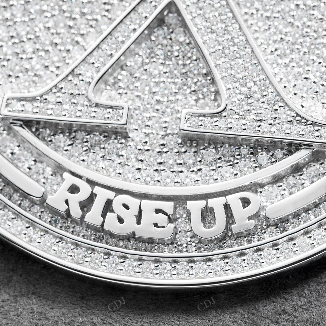 X Letter Iced Out Diamond Micro Paved Icy Hip Hop Pendant hip hop jewelry CustomDiamJewel   