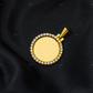 1.1 Inch Iced Out Circle Memory Pendant hip hop jewelry customdiamjewel