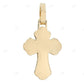 1.7 Inch Two Tone Gold Leb Grown Diamond Gothic Cross Pendant Hip Hop Pendent CustomDiamJewel