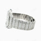 Cartier Skeleton VVS Diamond Stainless Steel Watch customdiamjewel