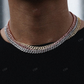 Iced Out 6MM Diamond White Gold Cuban Chain hip hop jewelry CustomDiamJewel