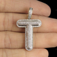 1.5" 0.75 CTW 10K Yellow Gold Natural Diamond T Pendant CustomDiamJewel