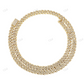 Iced Out 6MM Diamond White Gold Cuban Chain hip hop jewelry CustomDiamJewel