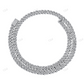 Iced Out 6MM Diamond White Gold Cuban Chain hip hop jewelry CustomDiamJewel