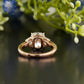 Cushion Lab-Grown Diamond Trilogy Ring customdiamjewel