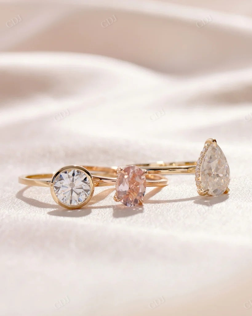 Solitaire Bezel Set Lab Grown Diamond Ring